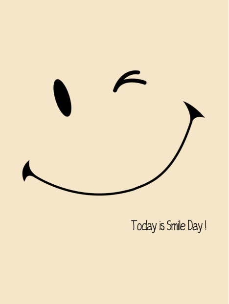 Body bébé "Today is smile day"
