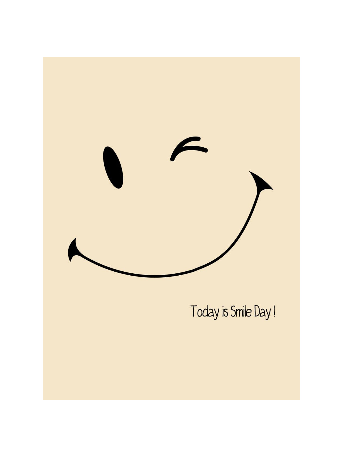 Body bébé "Today is smile day"