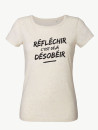 T-shirt femme "Reflechir"